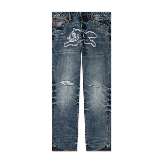 this is an image of Ice Cream Jeans Blueberry Haze