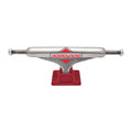 Independent Stage 11 Forged Hollow Chainbreaker Silver Ano Red Truck Pair
