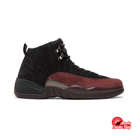 this is an image of Jordan 12 Retro SP "A Ma Maniere Black" (Women's)