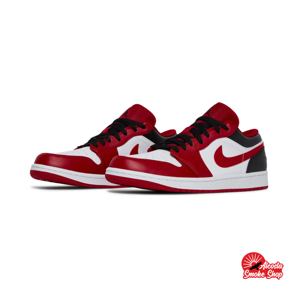 this is an image of Jordan 1 Low "Reverse Black Toe" (Women's)
