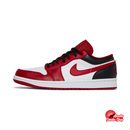 this is an image of Jordan 1 Low "Reverse Black Toe" (Women's)