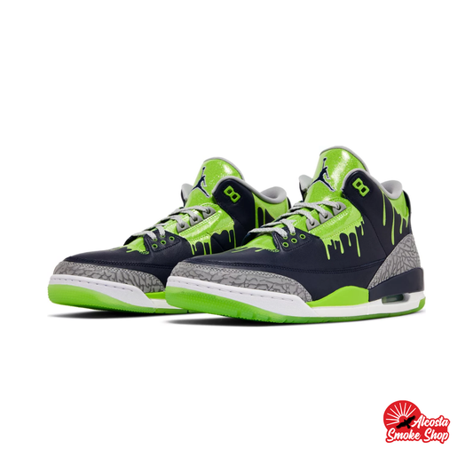 this is an image of Jordan 3 Retro "Doernbecher Hugo"