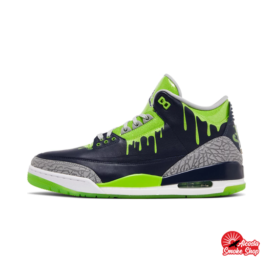 this is an image of Jordan 3 Retro "Doernbecher Hugo"