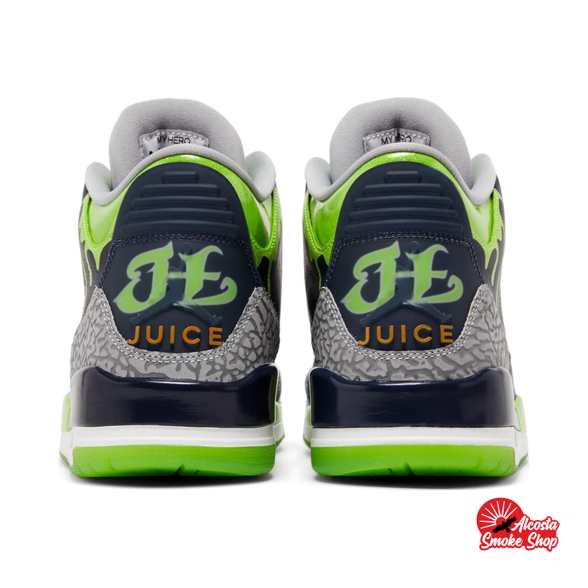 this is an image of Jordan 3 Retro "Doernbecher Hugo"