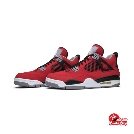 this is an image of Jordan 4 Retro "Toro Bravo"