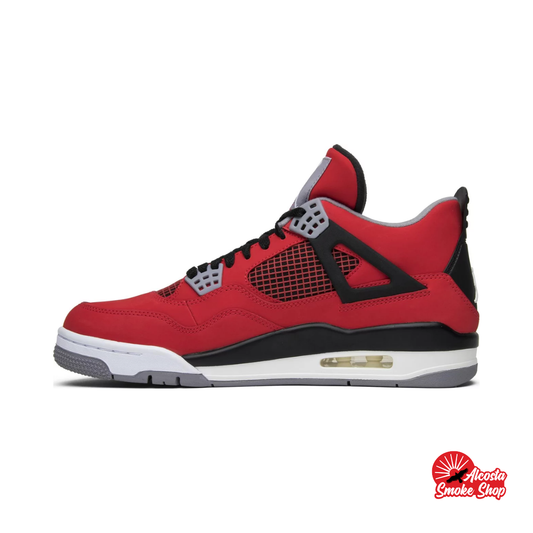 this is an image of Jordan 4 Retro "Toro Bravo"