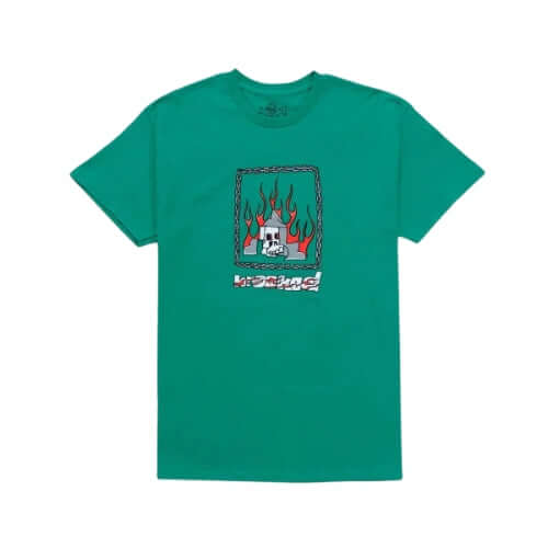 Krooked SS Tee Chain Fram Kelly Green