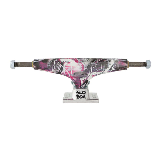 this is an image of Krux Trucks Standard K5 DLK Pro Adriane Sloboh Pair