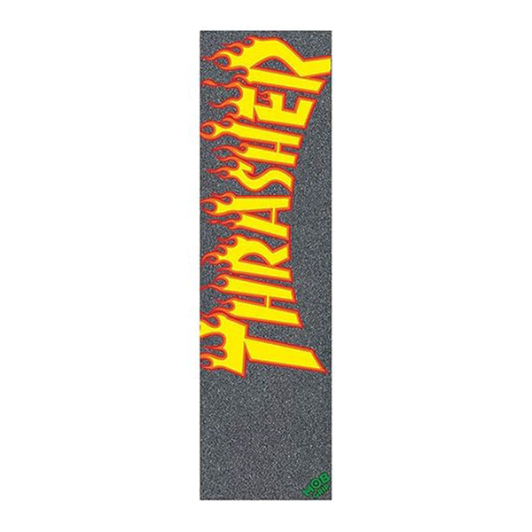 this is an image of Mob Griptape Thrasher Yellow & Orang Flame