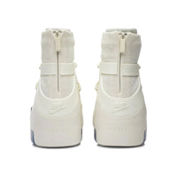 this is an image of Nike Air Fear Of God 1 "Sail Black"