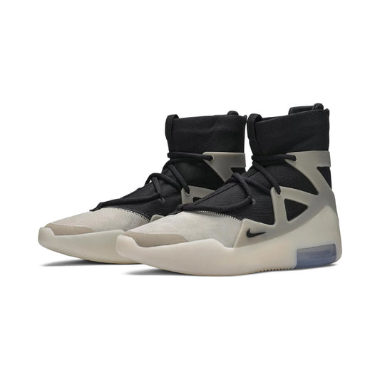this is an image of Nike Air Fear Of God 1 "String The Question"