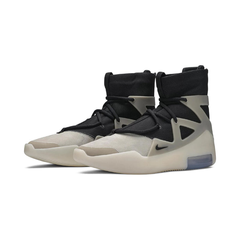 this is an image of Nike Air Fear Of God 1 "String The Question"