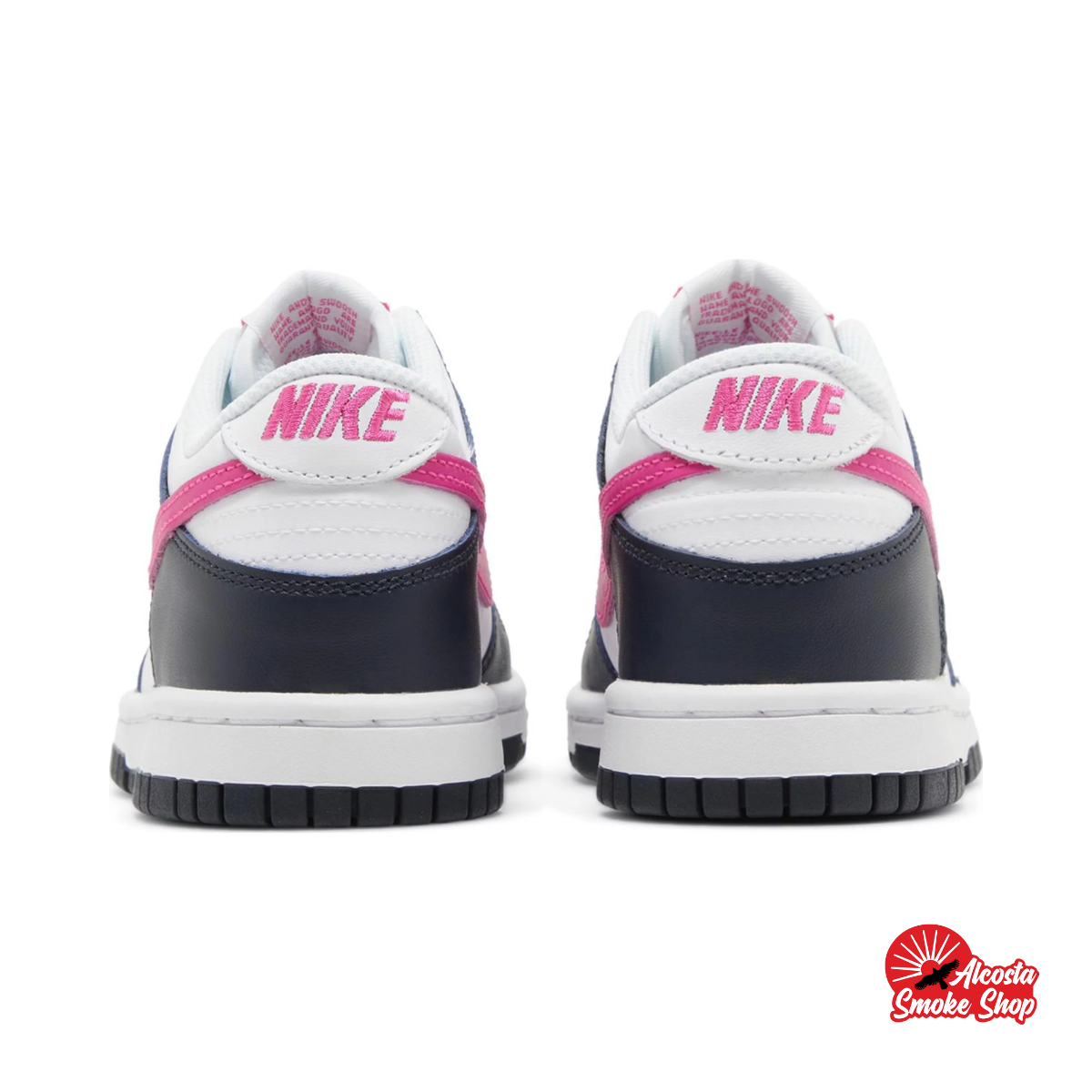this is an image of Nike Dunk Low GS "Obsidian Fierce Pink"