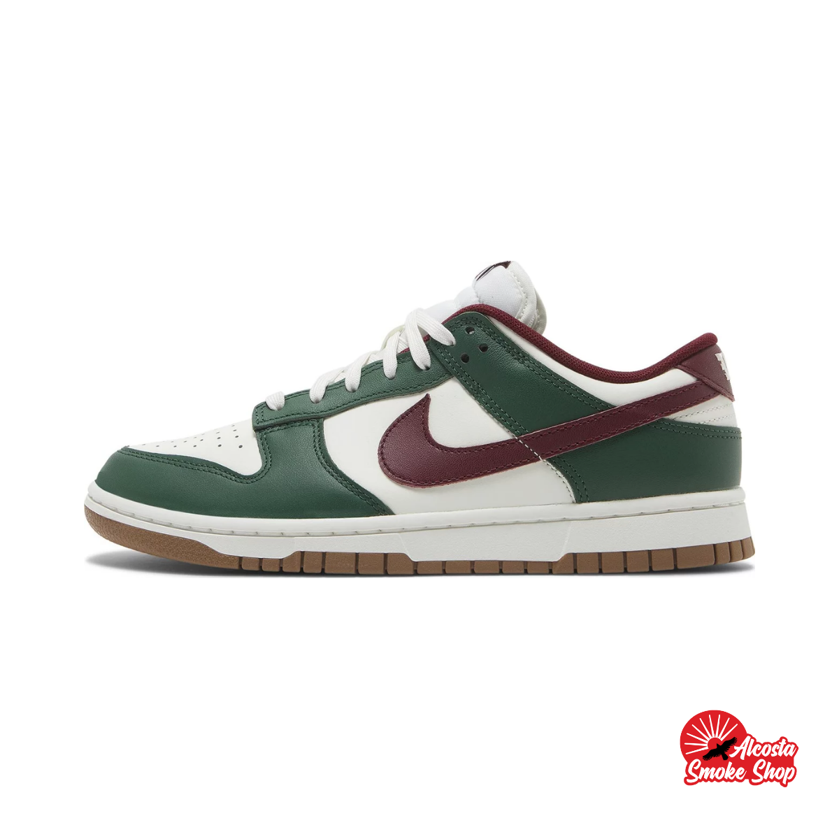 this is an image of Nike Dunk Low "Gorge Green"