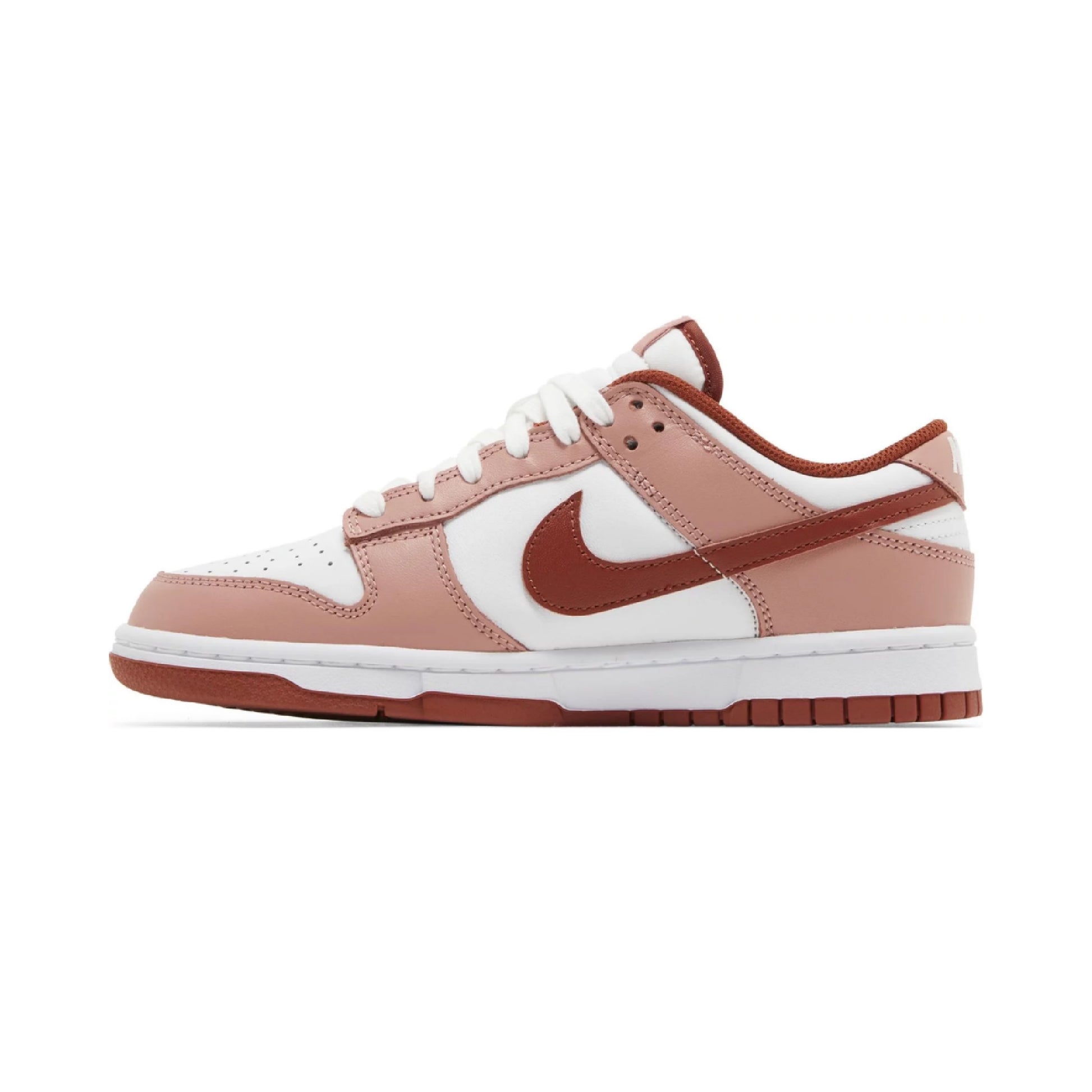 this is an image of Nike Dunk Low Retro Premium "Red Star Dust"