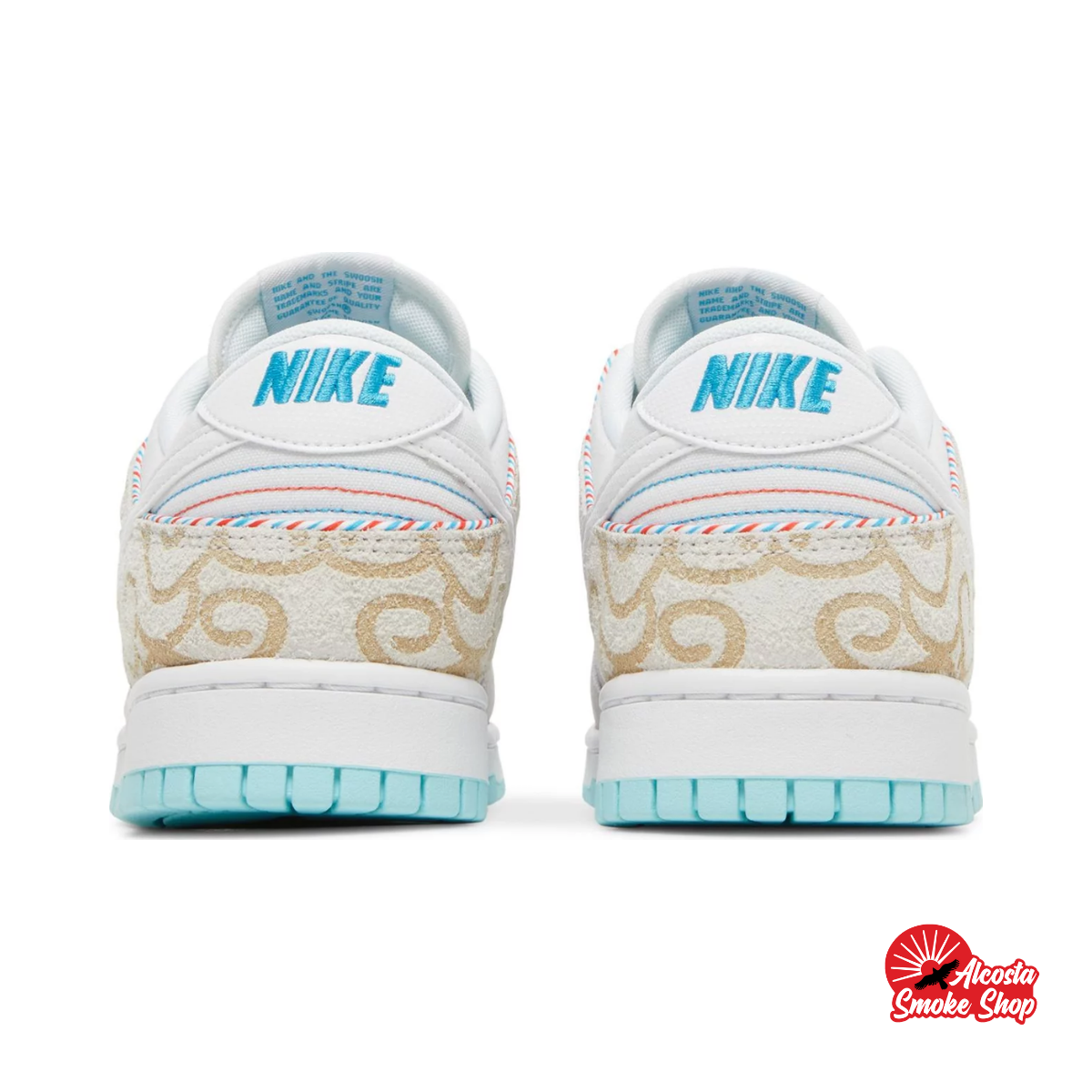 this is an image of Nike Dunk Low Retro SE "Barber Shop Grey"