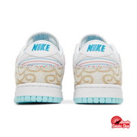 this is an image of Nike Dunk Low Retro SE "Barber Shop Grey"