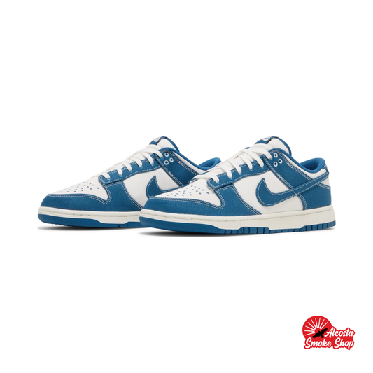 this is an image of Nike Dunk Low Retro SE "Industrial Blue Sashiko"
