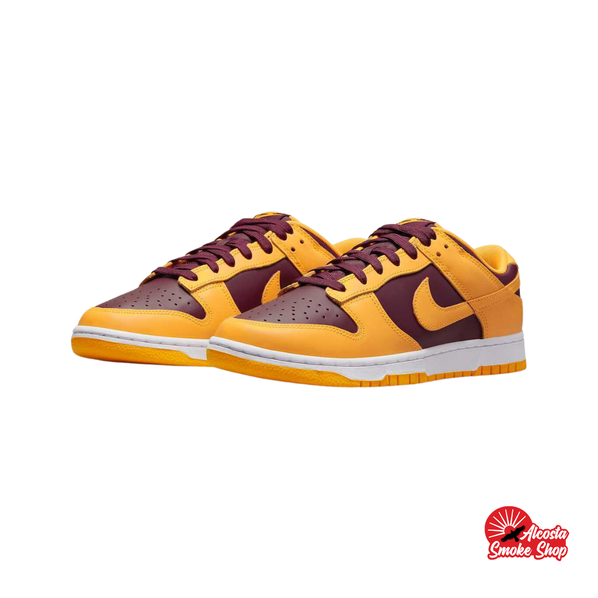 this is an image of Nike Dunk Low Retro "Arizona State"