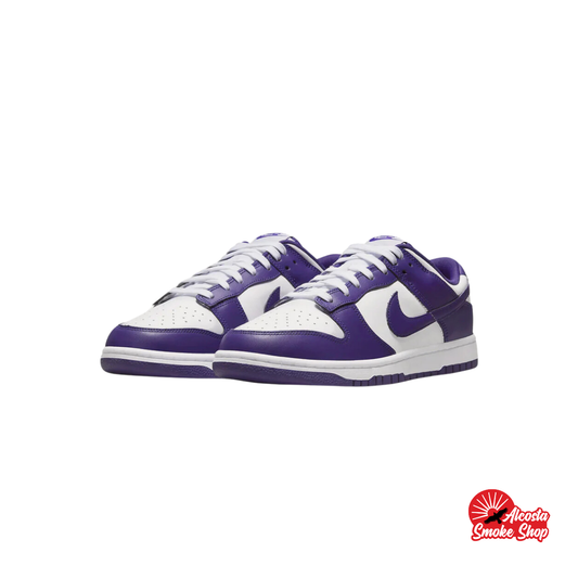 this is an image of Nike Dunk Low Retro "Championship Purple"