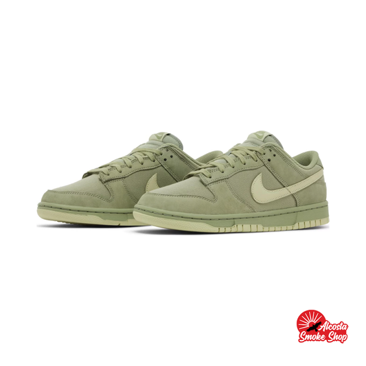 this is an image of Nike Dunk Low Retro "Oil Green Olive Aura"