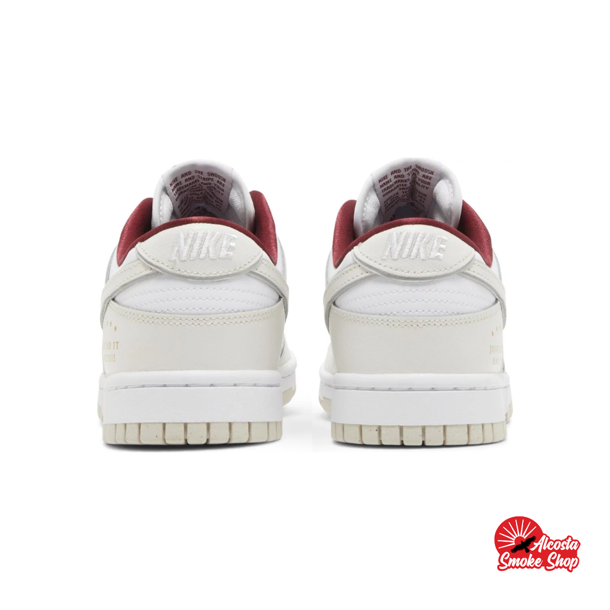this is an image of Nike Dunk Low SE "Just Do It White Phantom" ( Women's )