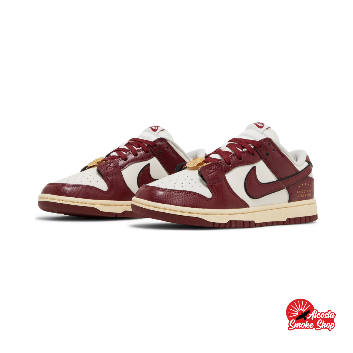 this is an image of Nike Dunk Low SE "Sisterhood Sail Team Red" ( Women's )