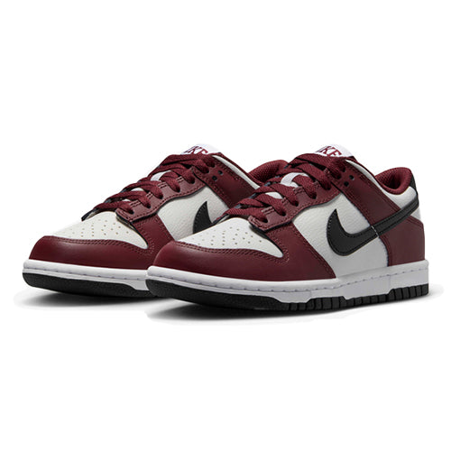 this is an image of Nike Dunk Low "Dark Team Red" (GS)