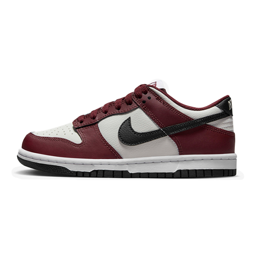this is an image of Nike Dunk Low "Dark Team Red" (GS)