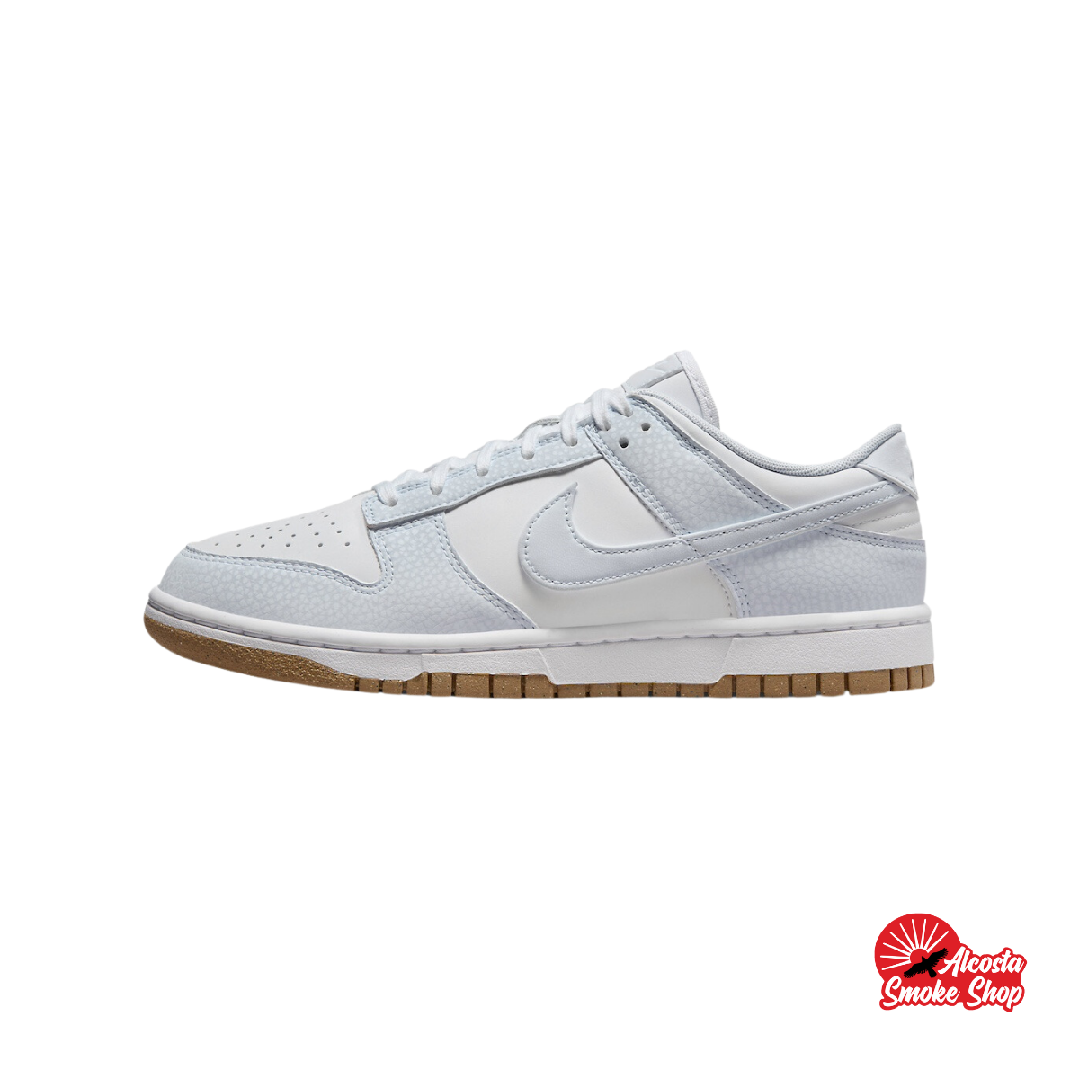 this is an image of Nike Dunk Low "Football Grey Gum" (Women's)