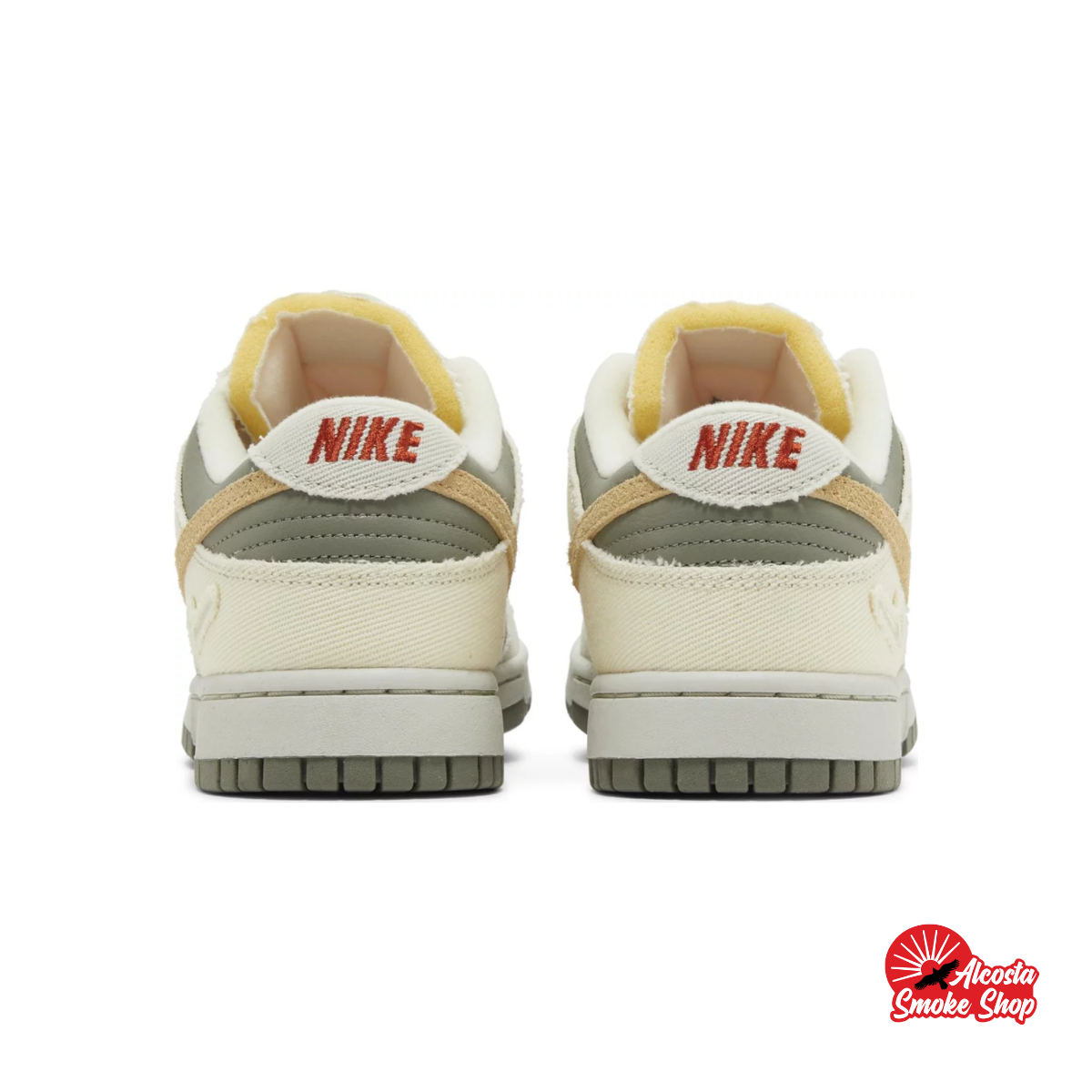 this is an image of Nike Dunk Low "Light Bone Dark Stucco" (Women's)