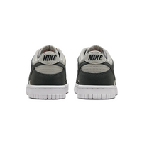 this is an image of Nike Dunk Low "Light Iron Ore White Gym Red Anthracite" (GS)
