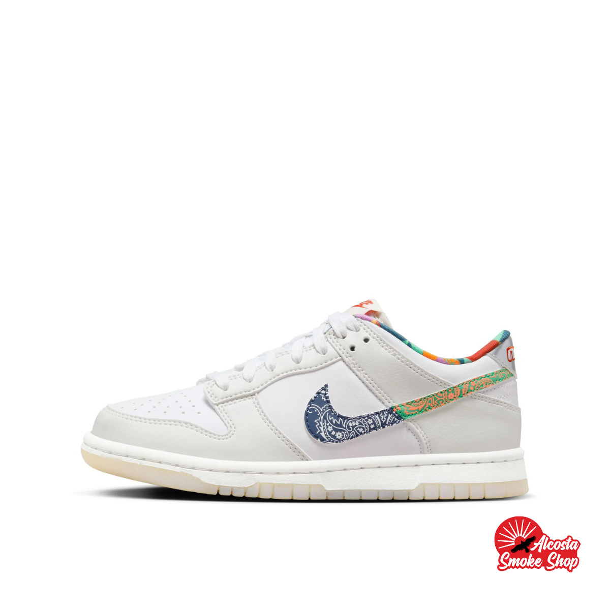 this is an image of Nike Dunk Low "Multi-Color Paisley" GS