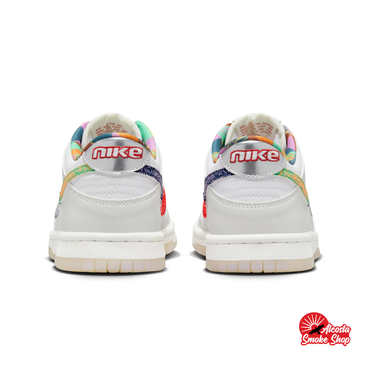 this is an image of Nike Dunk Low "Multi-Color Paisley" GS