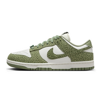 this is an image of Nike Dunk Low "Safari Oil Green"