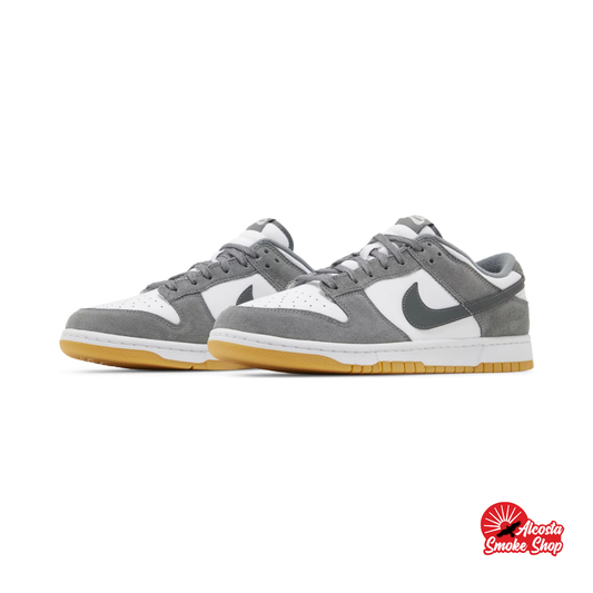 this is an image of Nike Dunk Low Smoke Grey Gum 3M Swoosh