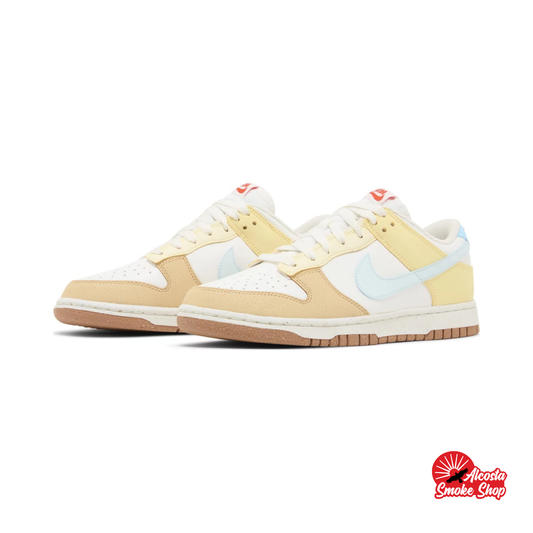 this is an image of Nike Dunk Low "Soft Yellow Alabaster" (Women's)