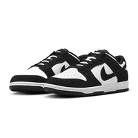 this is an image of Nike Dunk Low "Suede Panda"