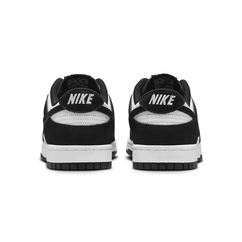 this is an image of Nike Dunk Low "Suede Panda"