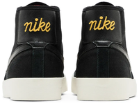 this is an image of Nike SB Blazer Court Mid "Triple Black Sail"