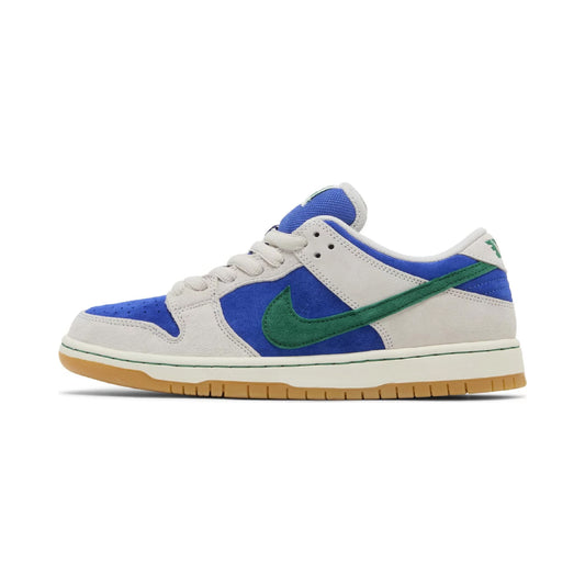 this is an image of Nike SB Dunk Low Premium "Hyper Royal Malachite"