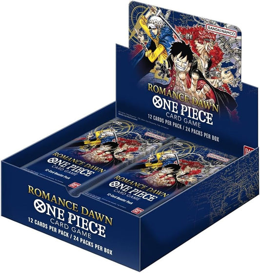 this is an image of One Piece Card Game: Romance Dawn (OP-01) Booster Box (Wave 2 - White)