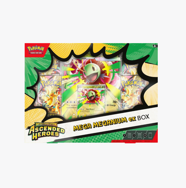 Pokémon trading card game Mega Meganium ex box 