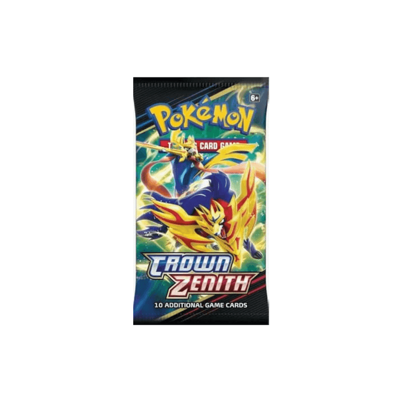 Pokemon TCG Crown Zenith Booster Pack showing sealed pack artwork
