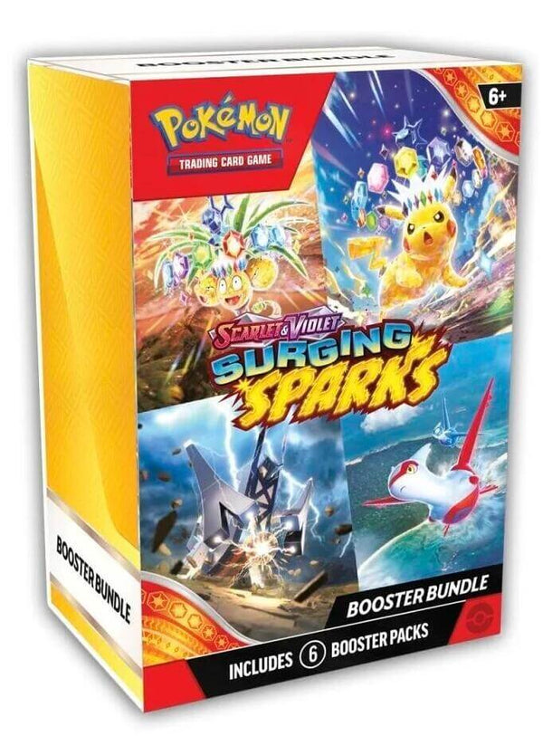 this is an image of Pokemon Scarlet & Violet: Surging Sparks Booster Bundle