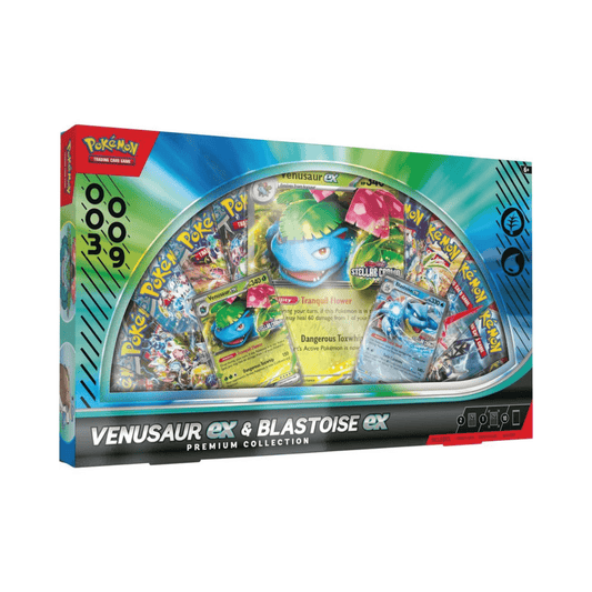 Pokemon Venusaur ex and Blastoise ex Premium Collection