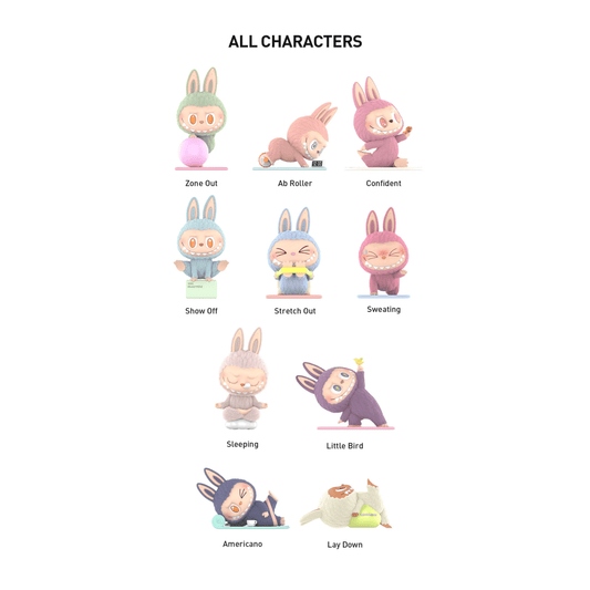 Pop Mart: The Monsters Lazy Yoga Series