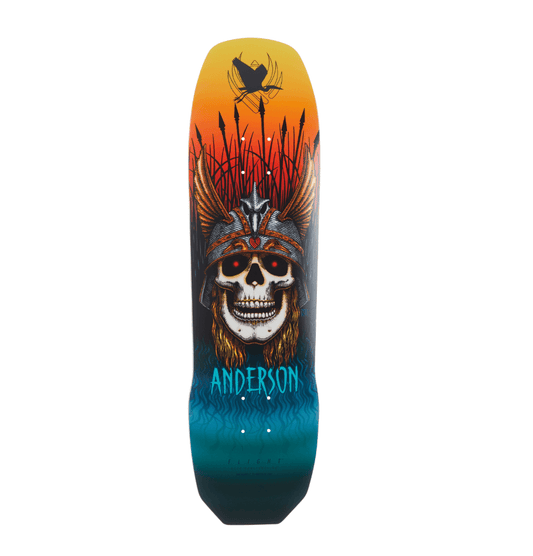 Powell Peralta Andy Anderson Heron Skull Flight Skateboard Deck 8.45 inches