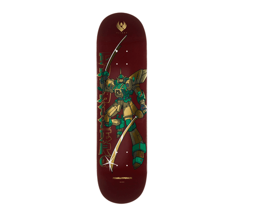 Powell Peralta Steve Caballero Gundam Burgundy Flight Skateboard Deck 8.25 inches