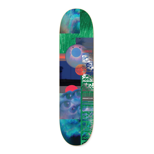 this is an image of Primitive Skateboard Deck Lemos Eclipse 8.25